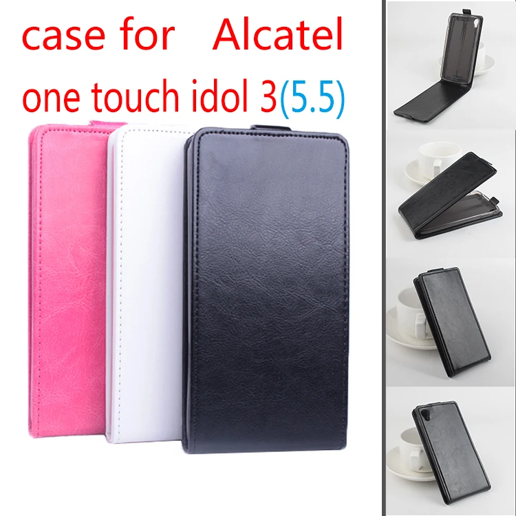 Alcatel One Touch Idol 3 5.5 дюймов чехол открыть вверх и Подпушка для ot-6045 6045y 6045 К |