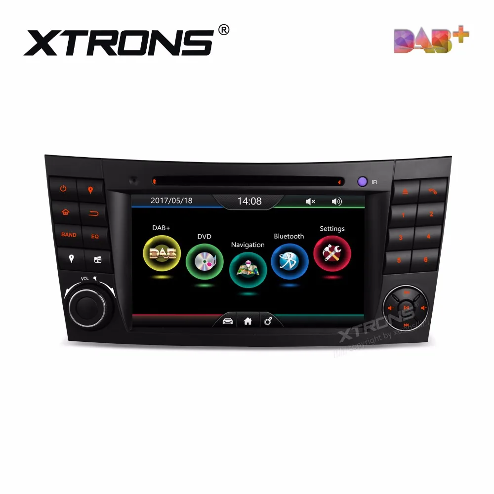 XTRONS ", ВЫСОКАЯ ЧЁТКОСТЬ, DAB+ Canbus gps автомобильный dvd плеер с навигацией плеер радио для Mercedes Benz e-класс W211 E200 E220 E240 E270 E280 2002-2008