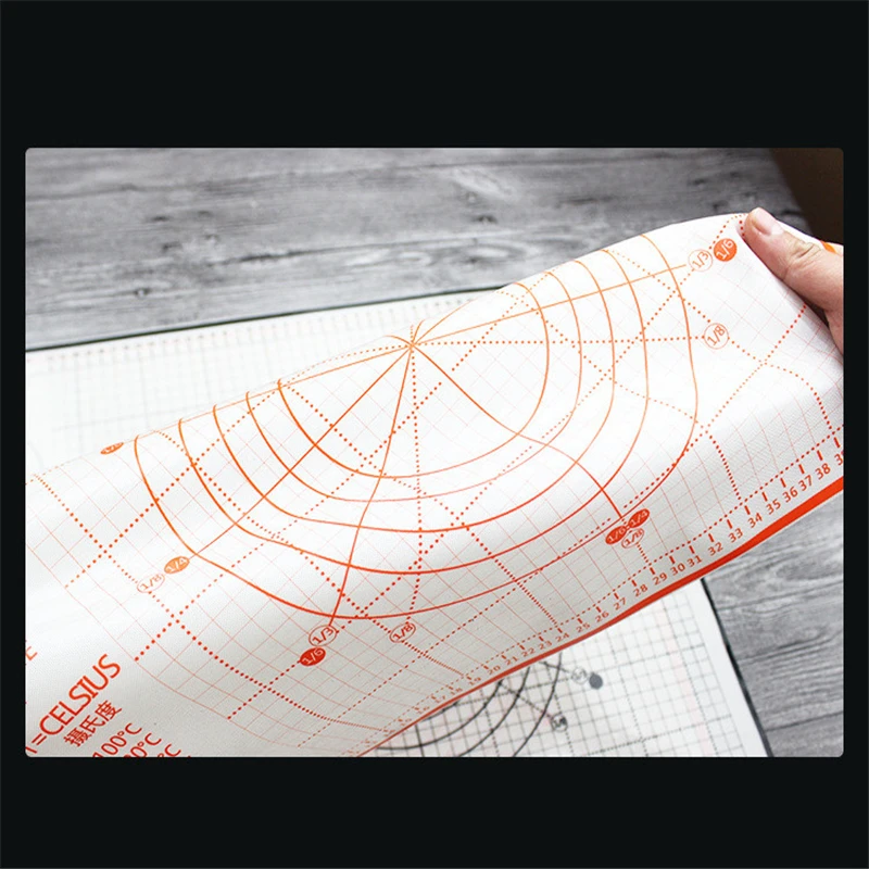 Aomily Силиконовые Тесто Коврики Формы для выпечки 50*40 см муки хлеб торт