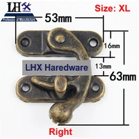 p0fh02 10pcs right size xl brozne hasp for jewelry box cabinet furniture diy family hardware