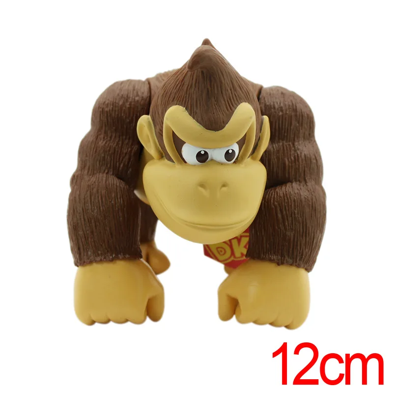 12 13 см Bros Bowser Супер Марио коопа Йоши ПВХ фигурки героев Луиджи Donkey Kong Модель Куклы