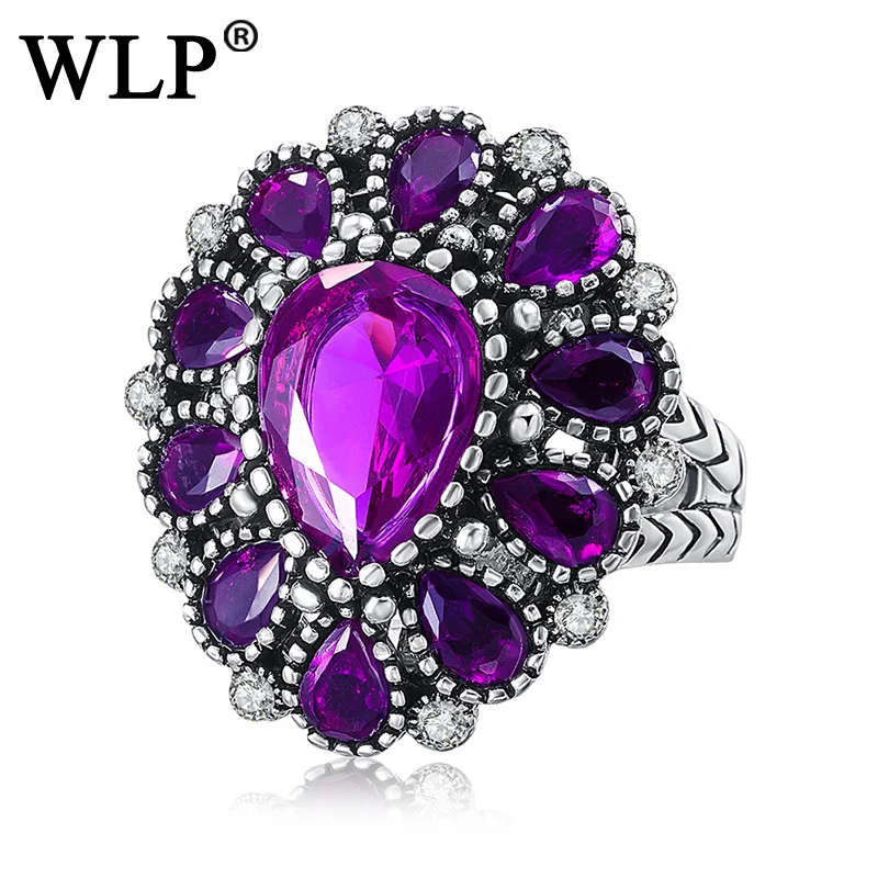 WLP 2018 Новое поступление красочные ювелирные изделия Ретро стиль круглые