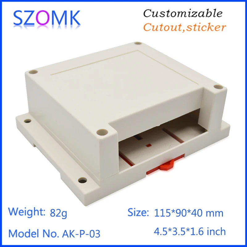 Распределительная коробка szomk из АБС пластика для din рейки 10 шт. 115*90*40 мм