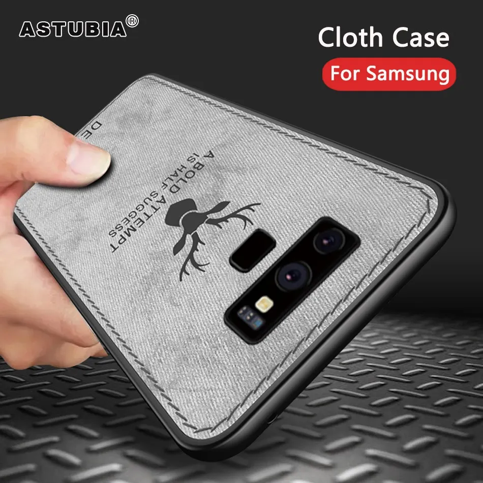 Phone Cover For Samsung S10 Plus Case Cloth Deer Soft Smasung Galaxy Note 9 S9 Coque |