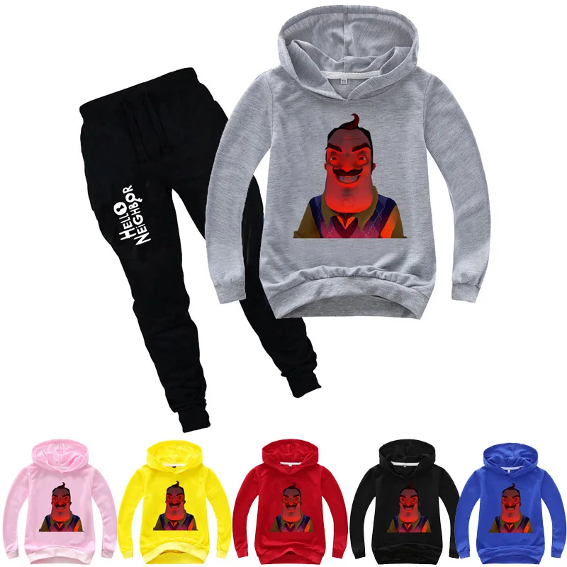 Одежда для мальчиков и девочек детские модные толстовки/шаровары/комплекты