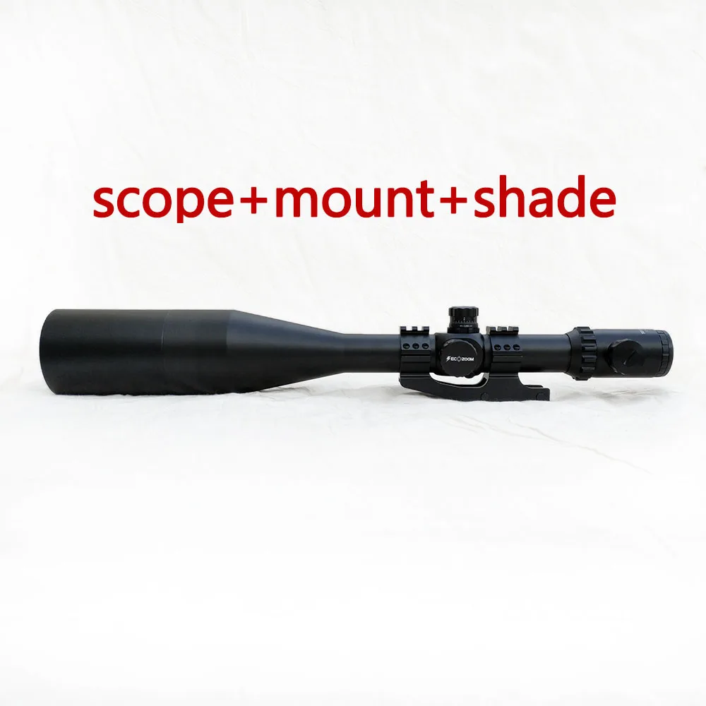 shade mount scope Стрельба Охота 4-50x75 дальность 35 мм трубка прицел военный оптический телескоп прицелы Снайпер mil точка Сетка прицел - Цвет: shade mount scope