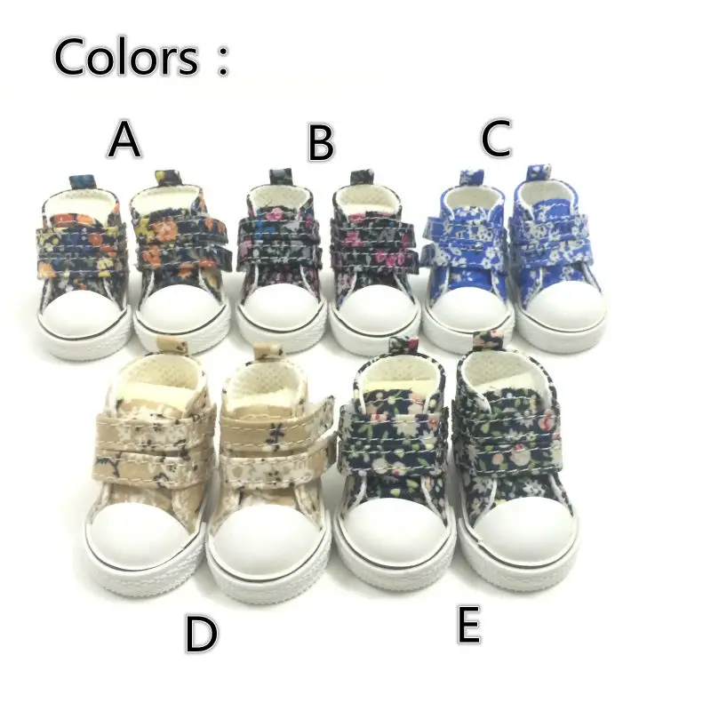 Кеды BEIOUFENG для кукол 5 см кроссовки модные холщовые ботинки 1/6 русских сделай сам