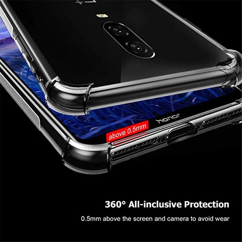 Чехол с подушкой безопасности для Oneplus 7 Pro, чехол, прозрачный мягкий ТПУ чехол для Oneplus 7 6 T, mlaren Edition, 6, 5, 3, 3, силиконовый черный чехол