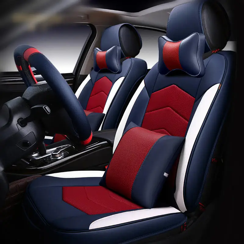 6D Стильный автомобильный чехол для сиденья Honda Accord Civic CRV Crosstour Fit City HRV vezel кожа из