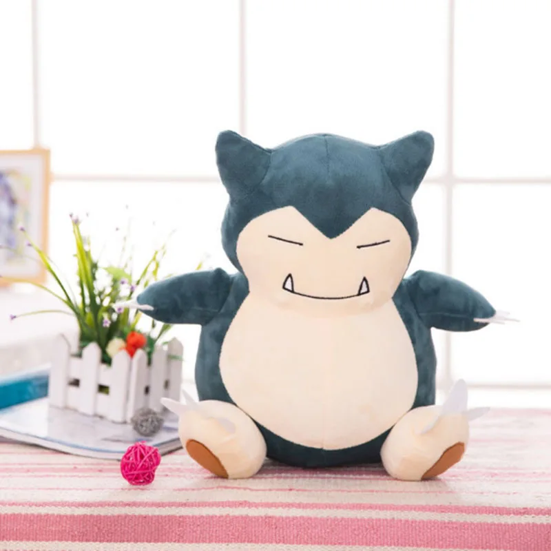 30 см Плюшевые игрушки Gengar Snorlax Lapras Игрушечные лошадки спальный Подушки Детские куклы для детей на день рождения Обувь для мальчиков Обувь для девочек Подарки Пикачу аниме