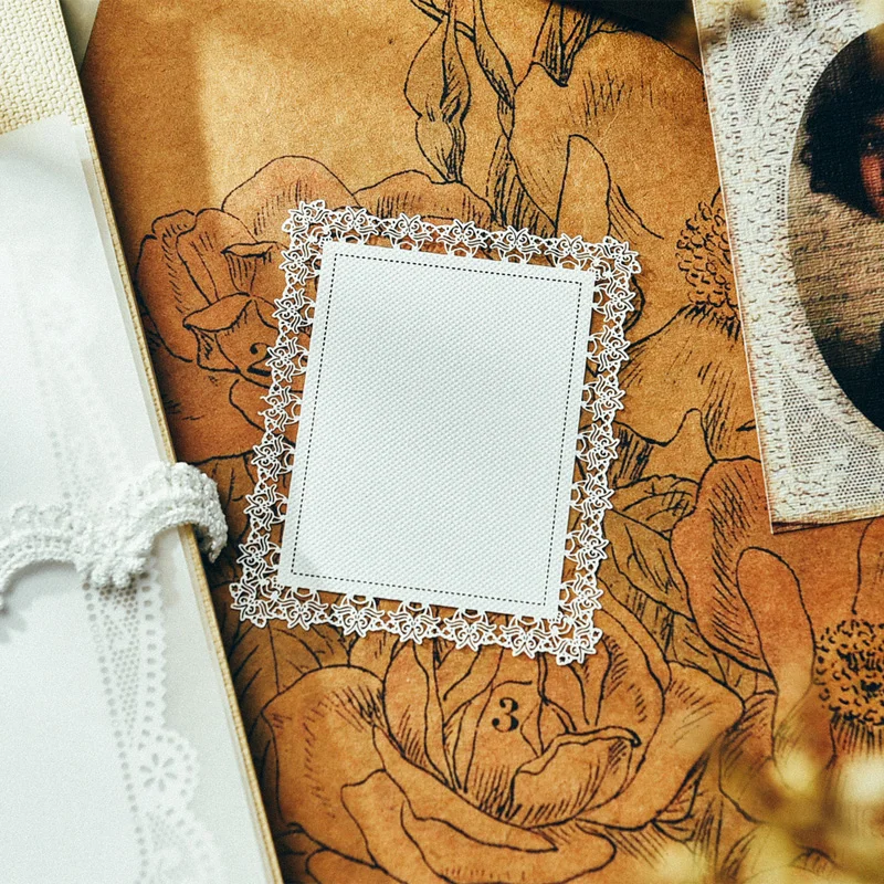 KSCRAFT винтажные элегантные кружевные доильные бумажные дозаторы для DIY карточки