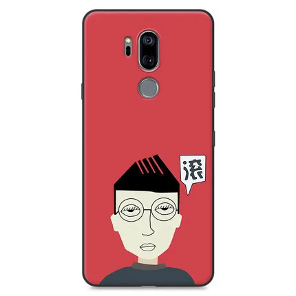 2 шт 6,1 дюймов для LG G7+ ThinQ ase мягкий чехол s для LG G7 чехол ThinQ чехол Ретро чехол на телефон с изображениями героев мультфильмов для LG G7+ ThinQ - Цвет: A14