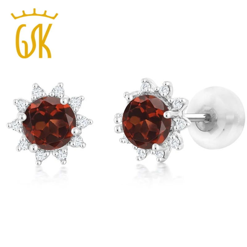 Модные женские туфли Ювелирные украшения 18 К белого золота с бриллиантами Серьги