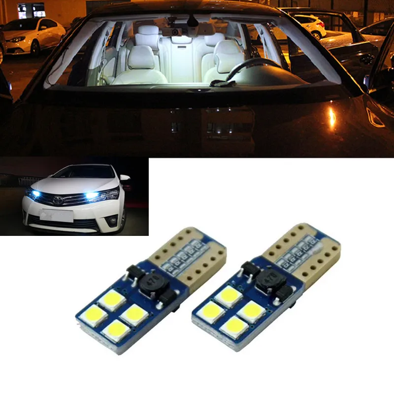 1 шт. супер яркий T10 W16W 921 8 SMD СВЕТОДИОДНЫЙ 3030 автомобиль Canbus маркер лампы чтения