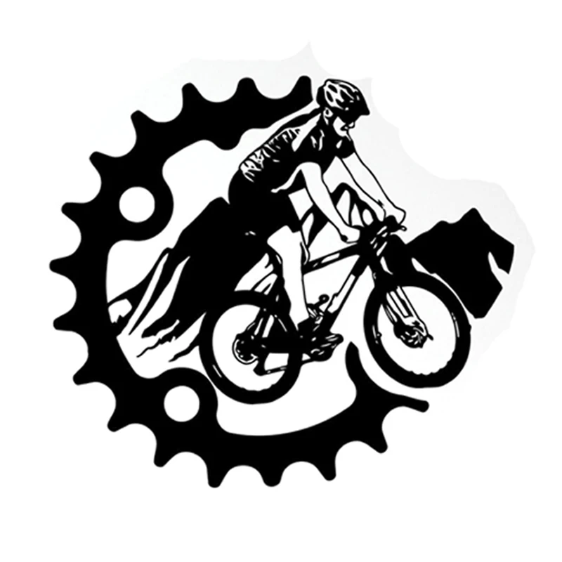 

16.4CM*14.5CM Mountain Bike Extreme Sport Vinyl Sticker S9-0221
