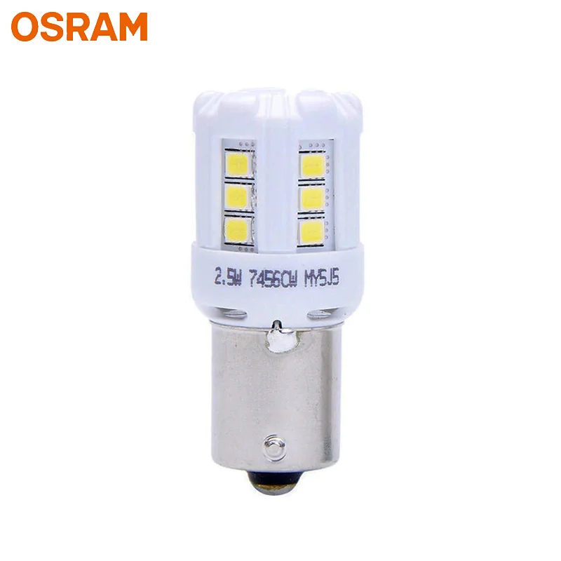 OSRAM СВЕТОДИОДНЫЙ S25 P21W Стандартный подходящий холодный белый автомобильный
