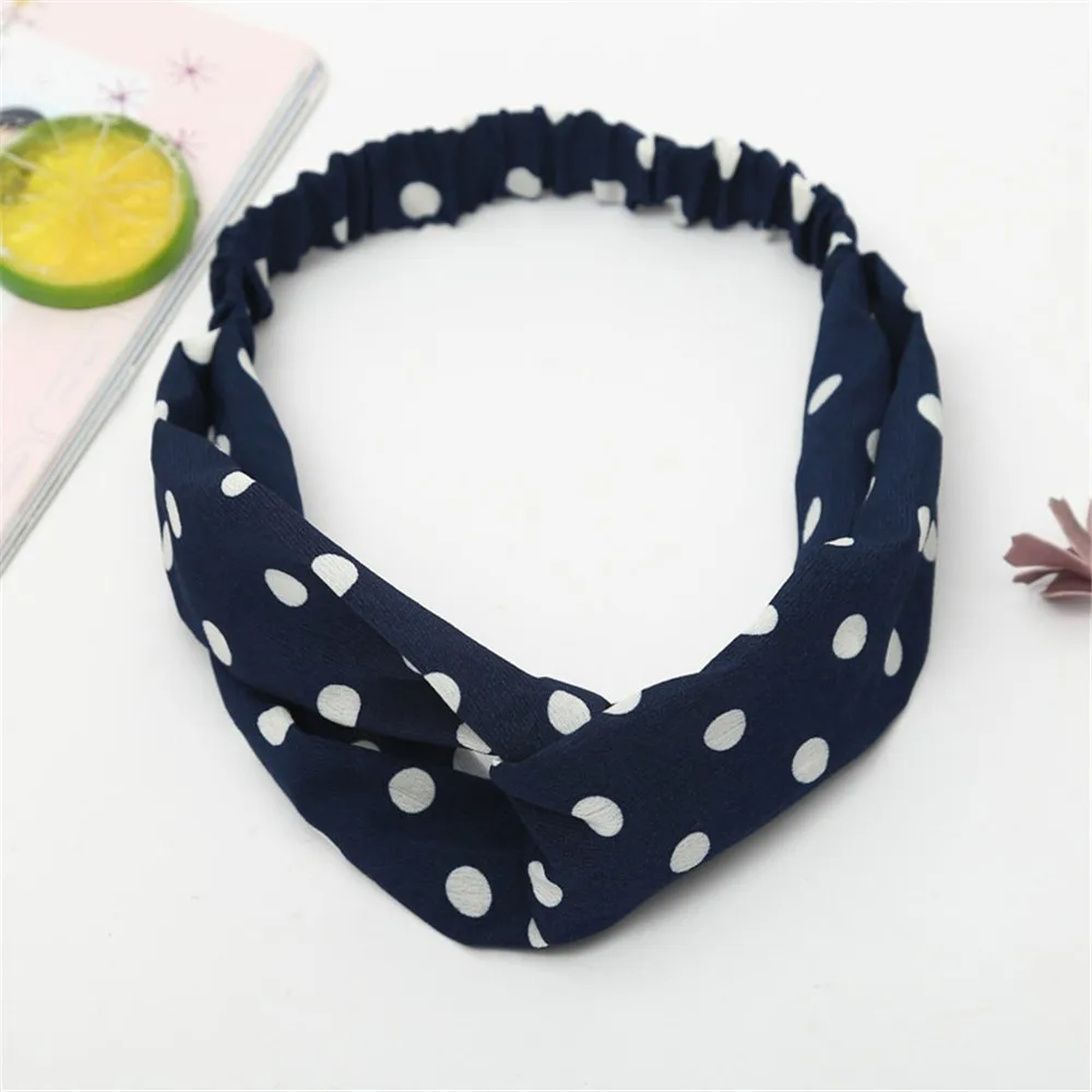 Повязка для волос в стиле бохо женская эластичная спортивная лента с цветочным