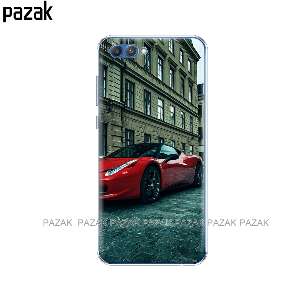 61389 Силиконовый чехол для huawei honor V10 VIEW 10, мягкая задняя крышка из ТПУ для huawei honor 10, защитный прозрачный чехол с принтом - Цвет: 61389