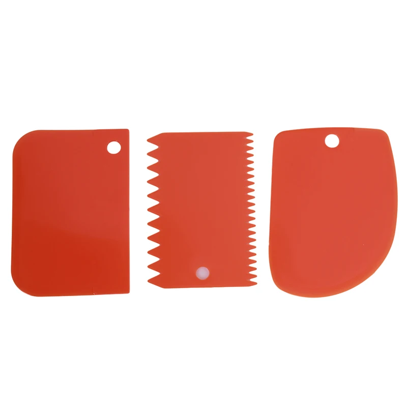 3 шт./компл. пластик для торта торт лопатка скребок Комплект миксер теста машины