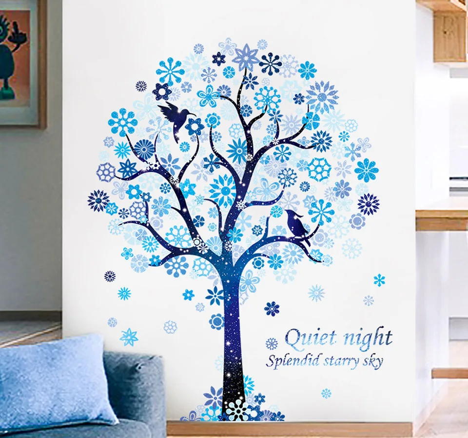 

Romantic DIY Wall Stickers for Kids Rooms Girls Rooms Living Room Bedroom Decor Butterfly Flower Wallpaper Wall Art Room Decor