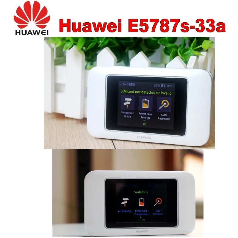 Разблокированная Мобильная точка доступа Wi Fi Huawei E5787 LTE Cat6 аккумулятор 3000 мАч
