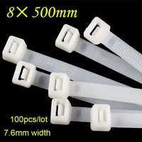 8500mm multi purpose self locking cable ties nylon zip wire tie wraps heavy duty strong and durable 100pcspack