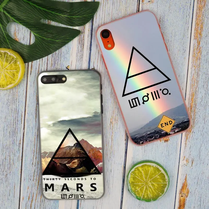 30 Second To Mars Fashion Transparent Hard Phone Cover Case for iPhone X XS Max XR 8 7 6 6s Plus 5 SE 5C 4 4S | Мобильные телефоны