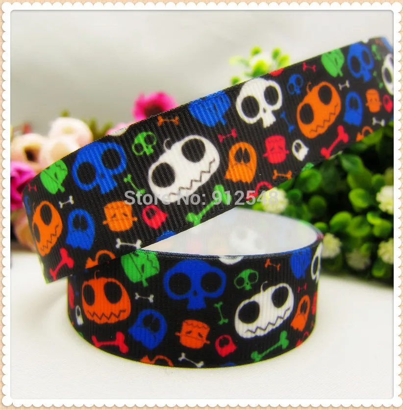 OOOT BAORJCT 7/8 ''(22 мм) 10 ярдов/лот напечатан Grosgrain ленты мультфильм лента для