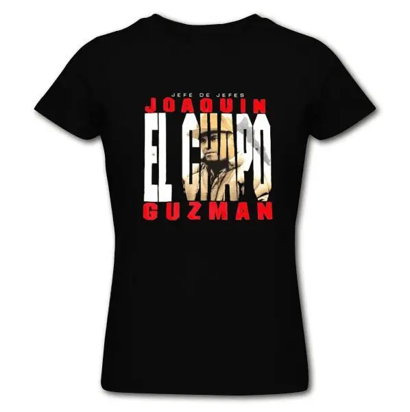 Футболка Jefe De Jefes Мужская и женская Joaquin El Chapo Guzman Sinaloa Cartel Narco Drug King забавная