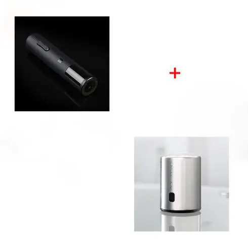 Xiaomi Huohou автоматическая бутылка Красного вина/пробка для вина Электрический штопор фольга резак пробковый инструмент для Xiaomi умный дом наборы D5 - Цвет: opener add stopper