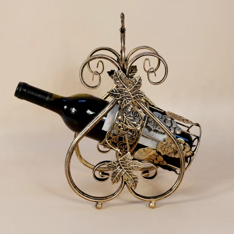 1 шт. Новая рекламная Европейская стойка для вина железная подвесная декорация
