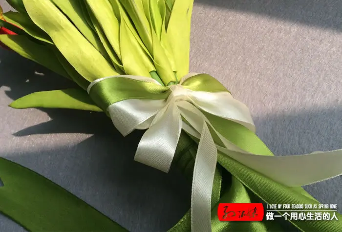 20 шт. Розовый Латекс Реального Прикосновения Тюльпаны букет Цветы Свадебные