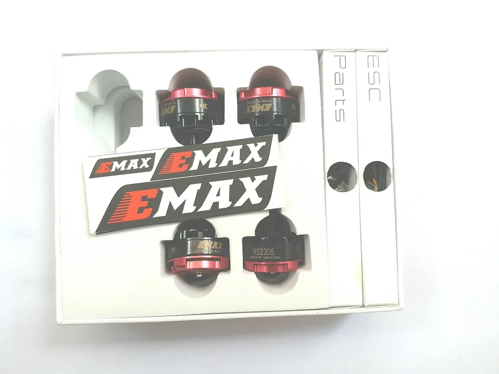 EMAX RS2205 2300KV 2600KV CCW бесщеточный двигатель с 3 4S 30A BLHeli lightning ESC Power Combo для