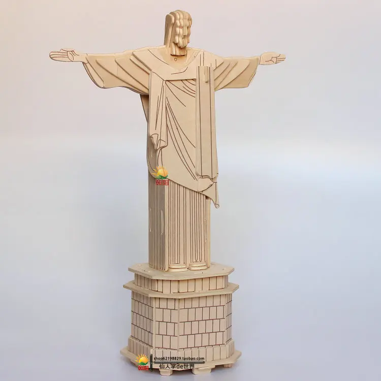 3D пазл Иисуса Христа деревянная игрушка модель пазлы сборные деревянные игрушки