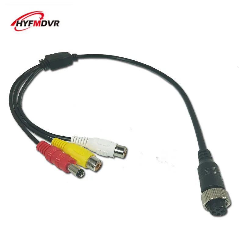 Pure Copper Wire Vehicle Monitoring 4PIN Shielded Cable Watering car Video Line for English/Russian Export | Автомобили и