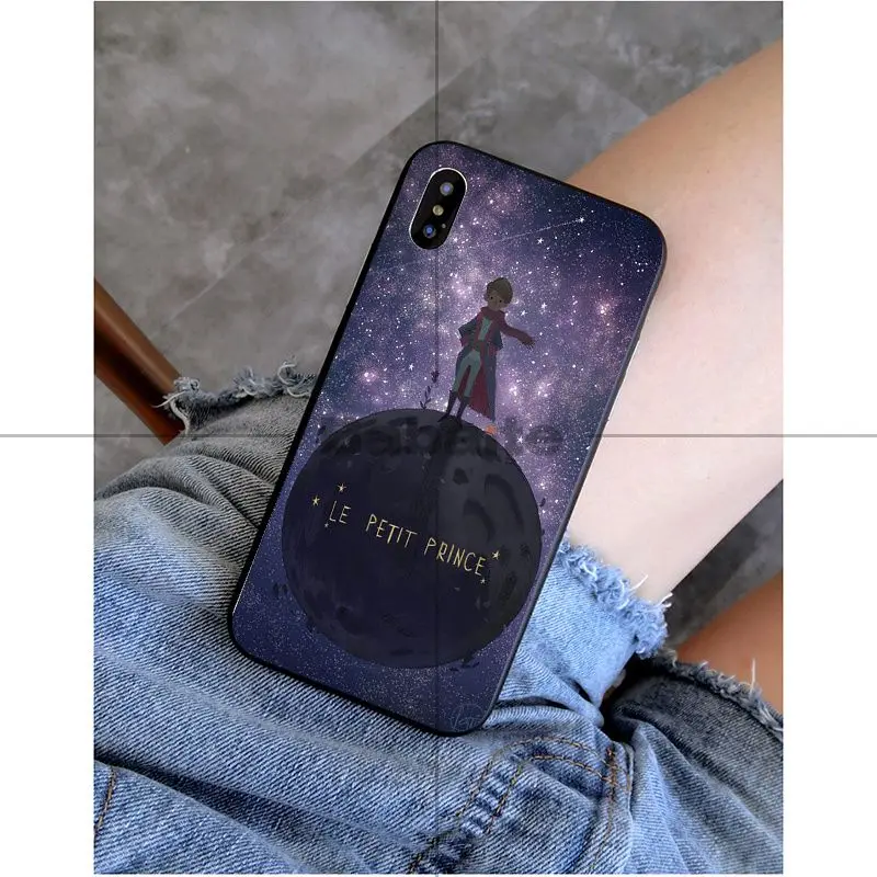 Babaite Маленький принц и лиса умный черный мягкий чехол для телефона для Apple iPhone 8 7 6 6S Plus X XS MAX 5 5S SE XR чехол