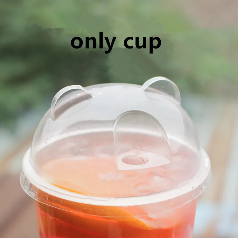only lid 50 шт., рождественские стаканчики, 500 мл, красные стаканчики для чая, посылка, одноразовые стаканчики, вечерние, для кофе, чая, креативные, плотные бумажные стаканчики с крышкой - Цвет: only lid
