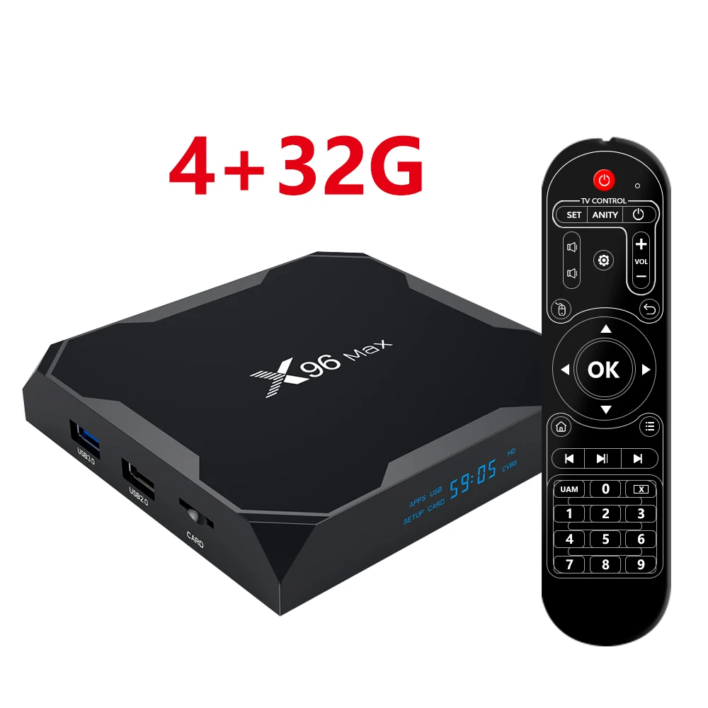 4G32G DQiDianZ X96max Android 9,0 Смарт ТВ приставка Amlogic S905X2 четырехъядерный 2,4G& 5,8G wifi BT X96 max мультимедийная приставка - Цвет: 4G32G