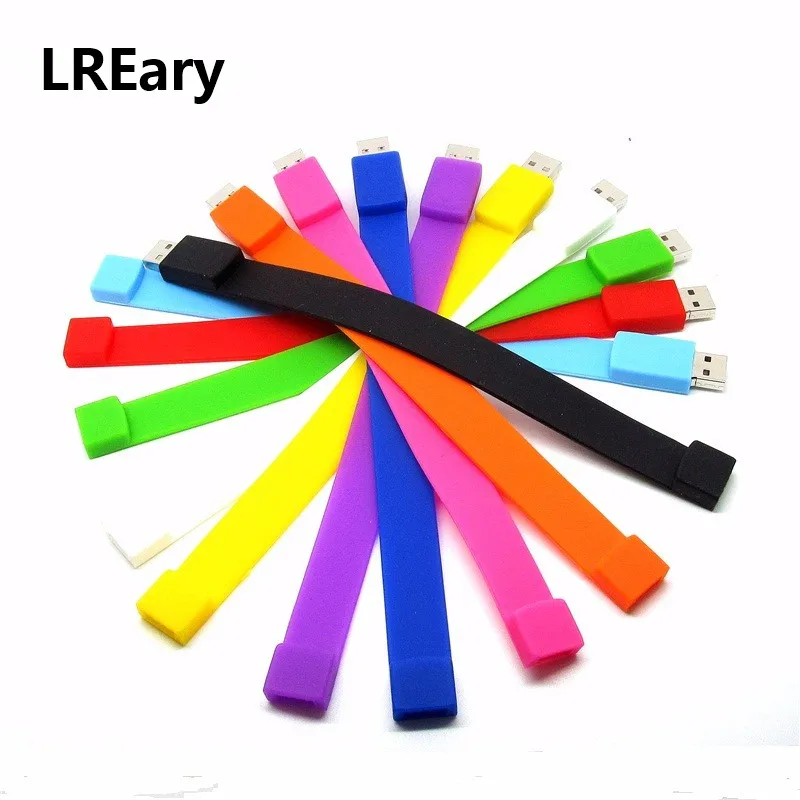 Яркий браслет флэш накопитель для ПК 4 ГБ 8 16 32 ГБ|pendrive 4gb|flash drive diskusb flash disk |
