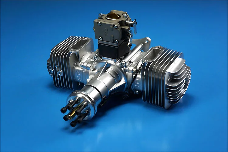 DLE170 бензинового двигателя 170CC двухцилиндровый двухтактный | Игрушки и хобби