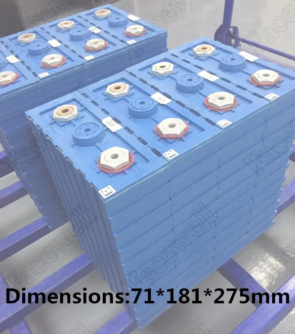 Высокая емкость 3 2 v lifepo4 батареи 200ah ячейки литиевых 100A f аккумулятор diy солнечной