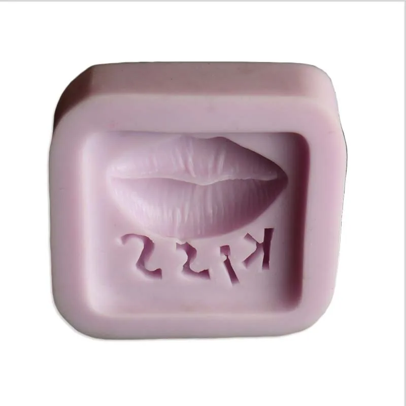 Hot Lip Kiss Soap Mold Fondant Cake Molds Soap Chocolate Mould For The Kitchen Baking H908 images - 6