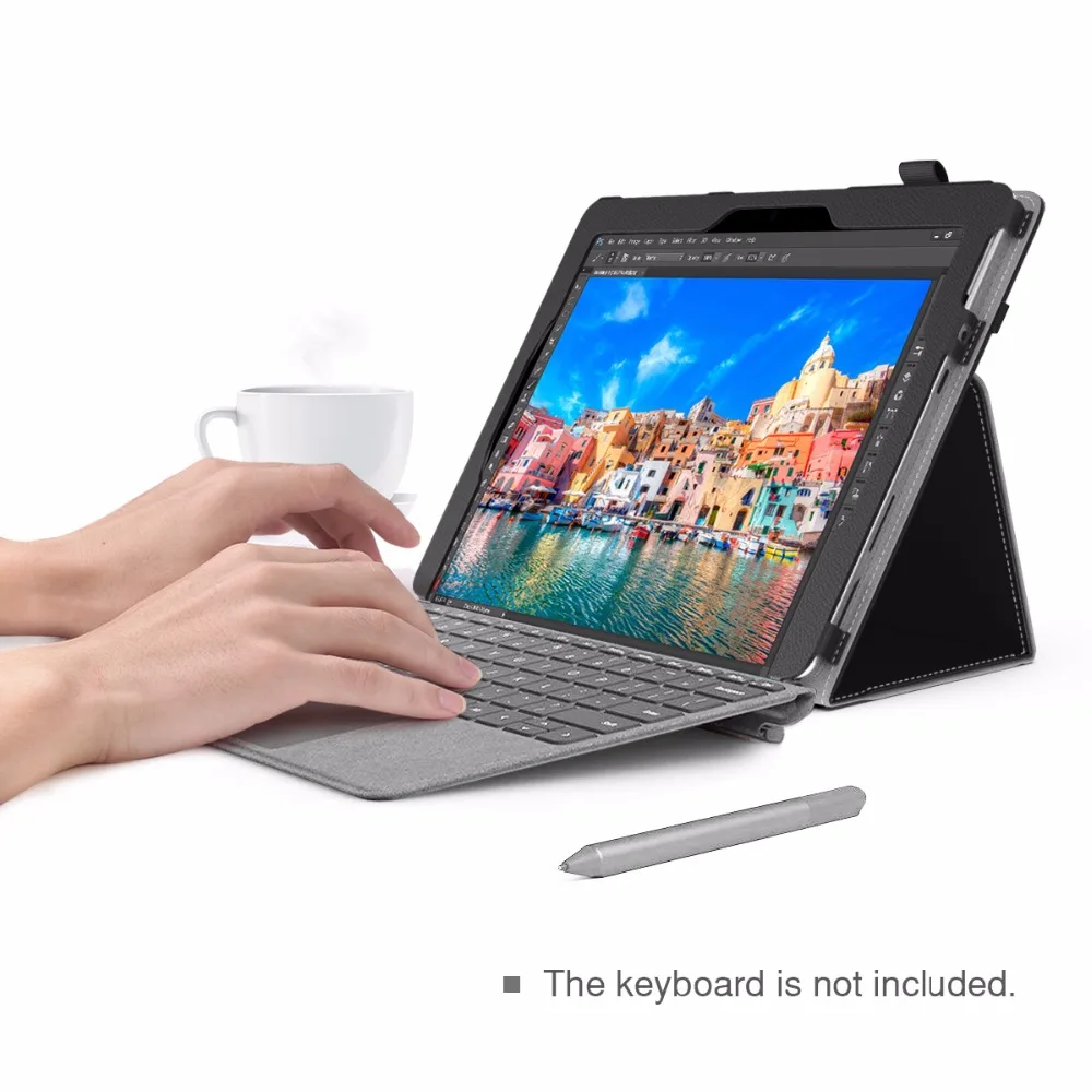 Чехол для нового Microsoft Surface Go тонкий складной чехол-книжка с подставкой