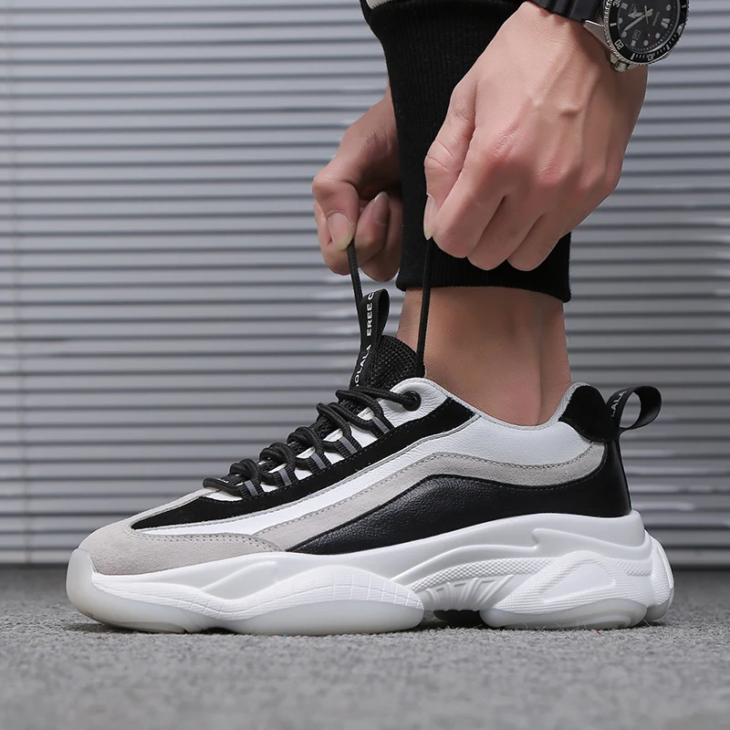 Мужская обувь сезон весна Новинка 2019 года корейский стиль дышащая для отдыха