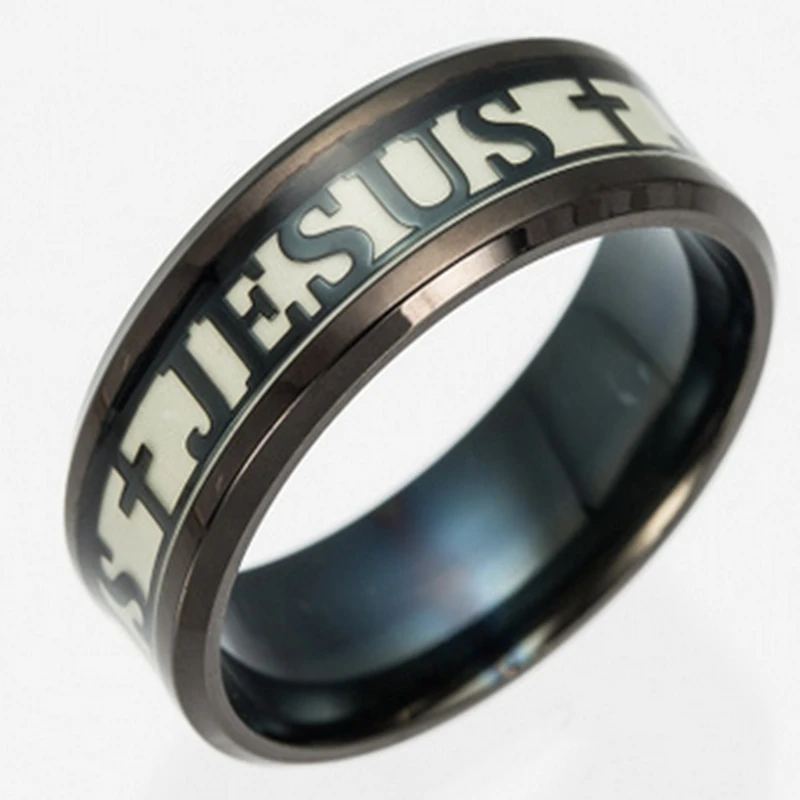 Модные кольца для мужчин 2018 значок с Иисусом раньше персонализированное кольцо