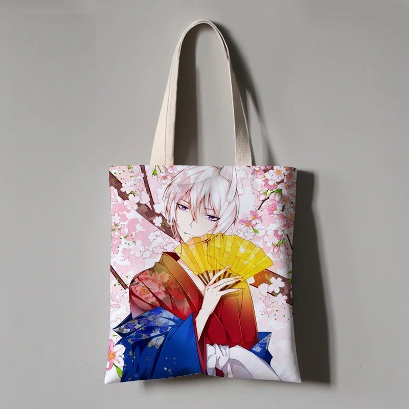 Холщовая Сумка тоут аниме Kamisama Kiss Hajimemashita для женщин мультяшная сумка через плечо