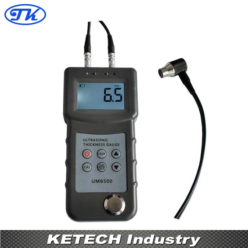 

Ultrasonic Thickness Gauge Meter Tester 0.05-8inch (in Steel) Brand New UM6500