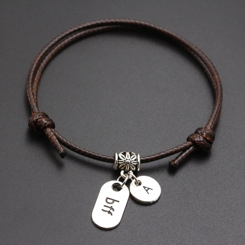 Женский браслет с надписью лучший друг навсегда|Браслеты шармами| |