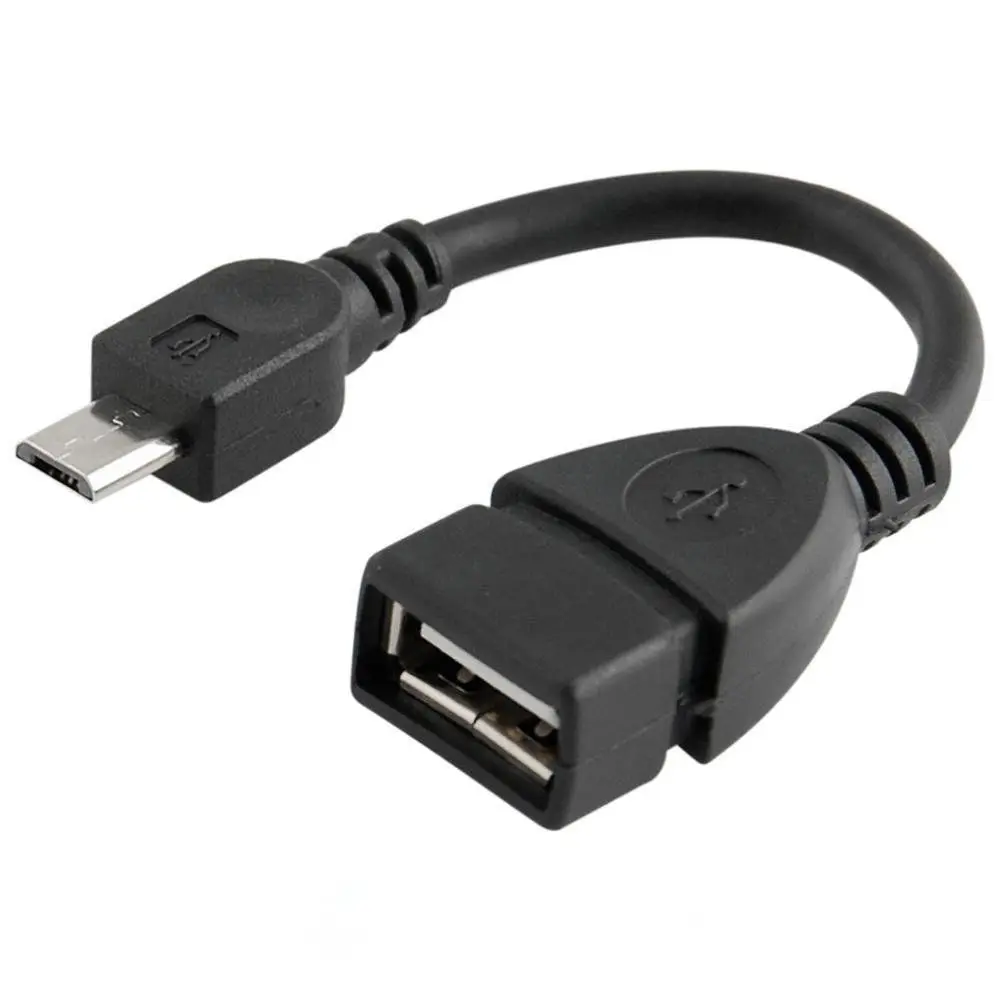 100 шт./лот USB 2 0 Женский к Micro Мужской OTG Хост кабель 11 см для планшетных ПК мобильный