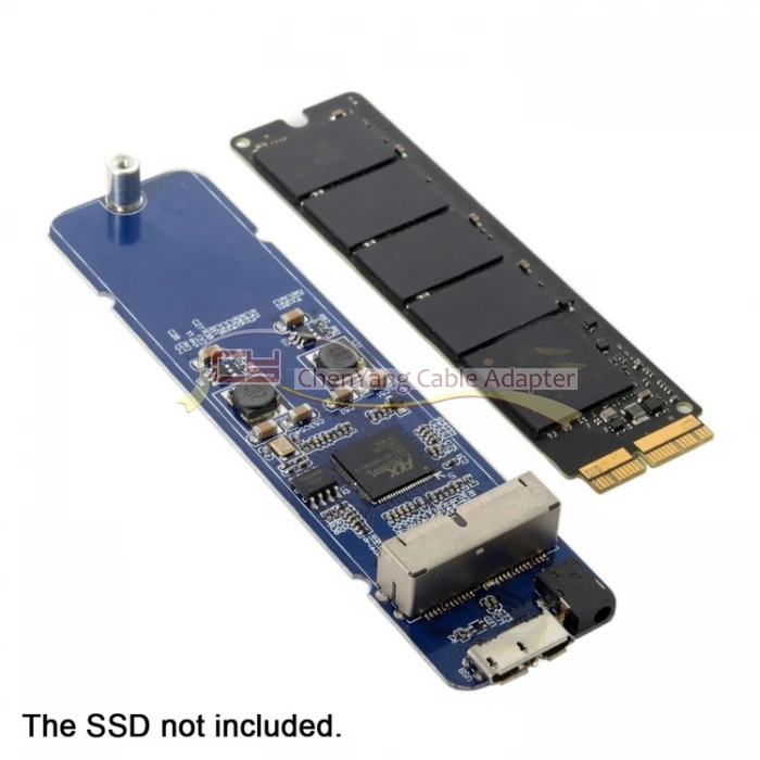 CY Mac book Air Pro 2013 2014 2015 2016 SSD портативный чехол USB 3 0 до 16 + 12 контактов Корпус для